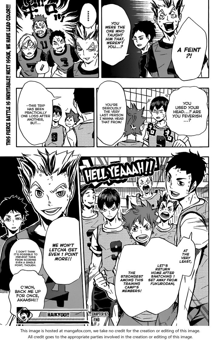 Haikyuu!! Vol.11 Chapter 092 page 20