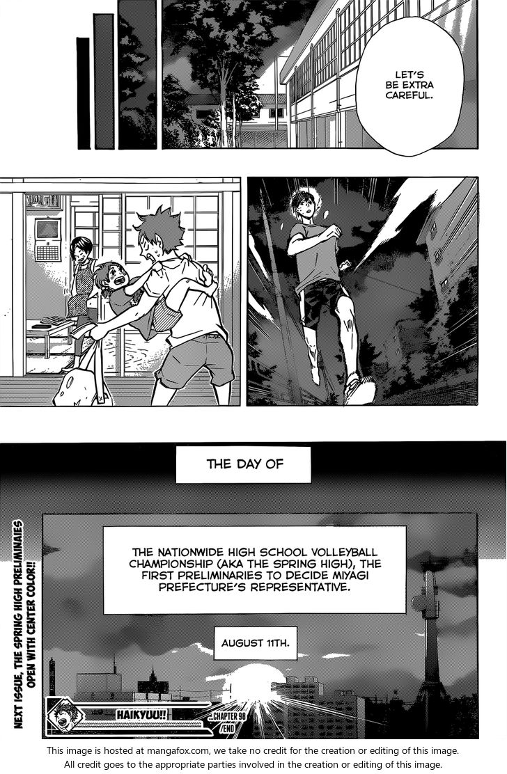 Haikyuu!! Vol.11 Chapter 098 page 20