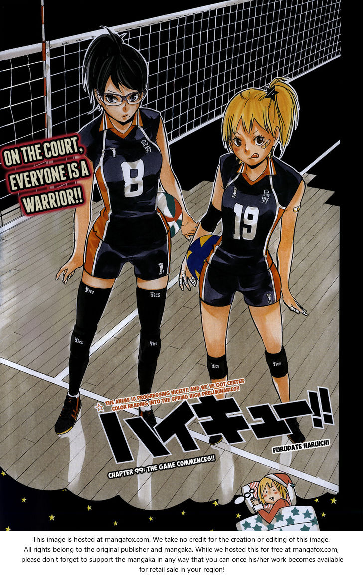 Haikyuu!! Vol.12 Chapter 099 page 2