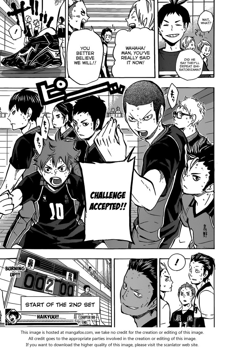 Haikyuu!! Vol.12 Chapter 100 page 19