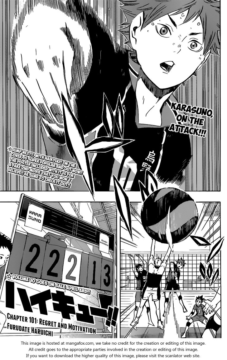 Haikyuu!! Vol.12 Chapter 101 page 3