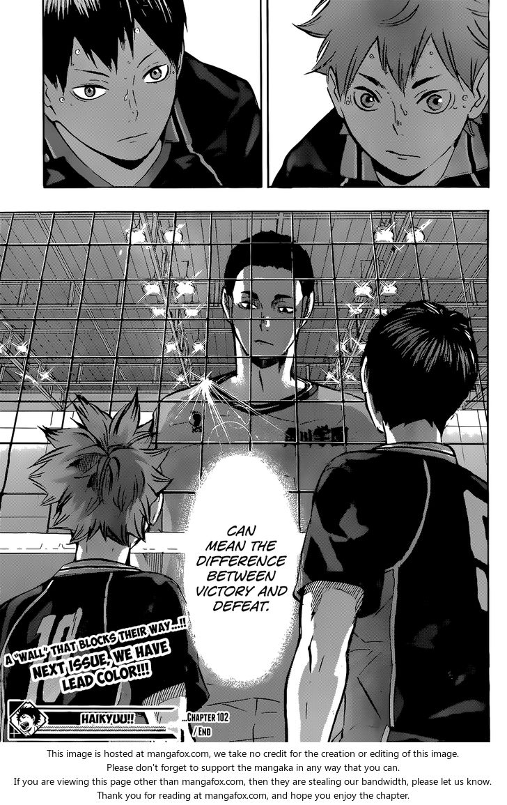 Haikyuu!! Vol.12 Chapter 102 page 20