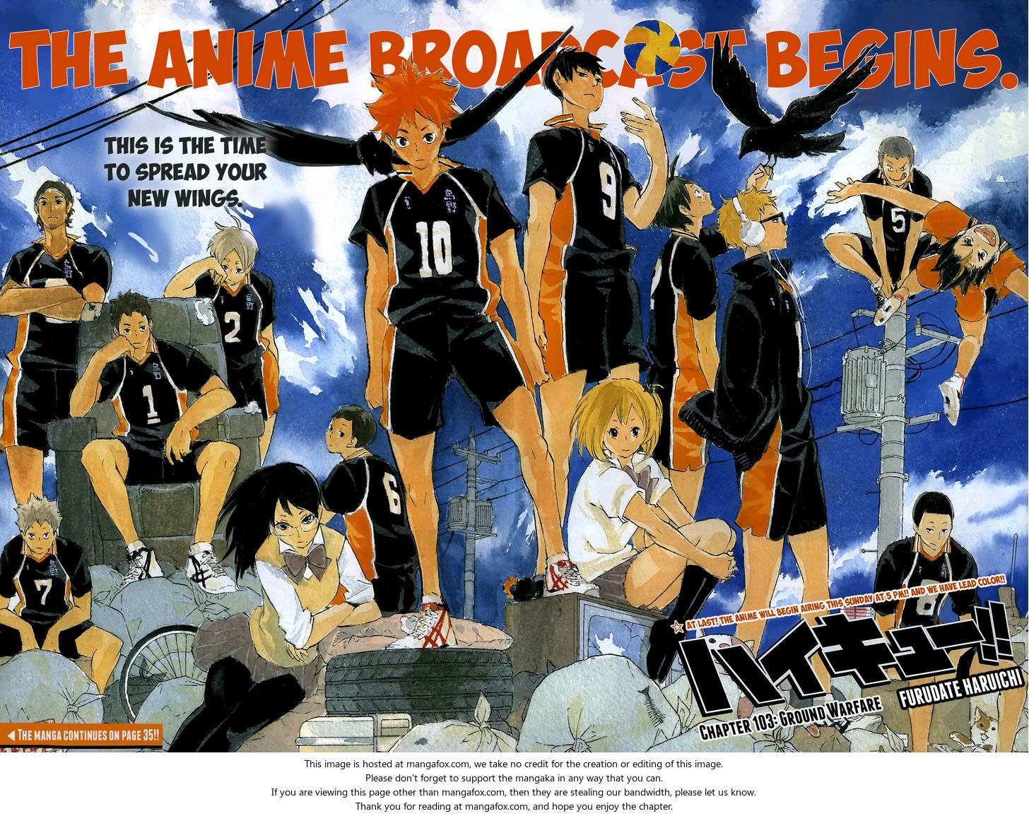 Haikyuu!! Vol.12 Chapter 103 page 5
