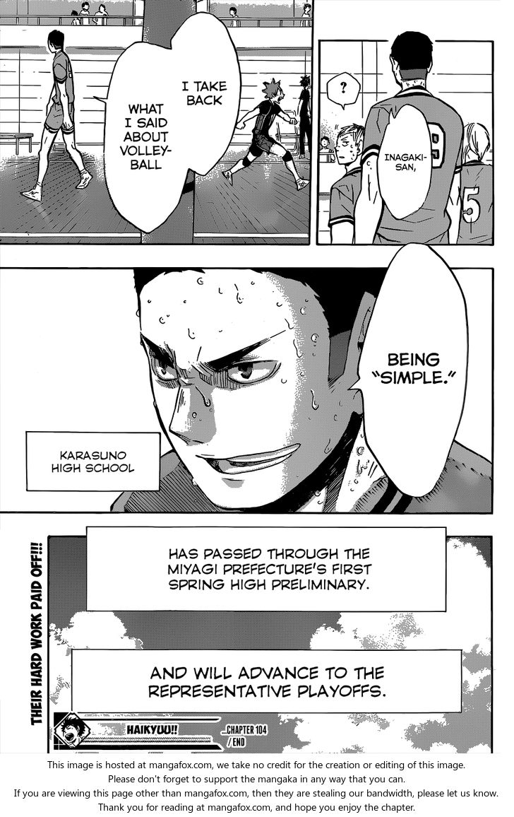 Haikyuu!! Vol.12 Chapter 104 page 30