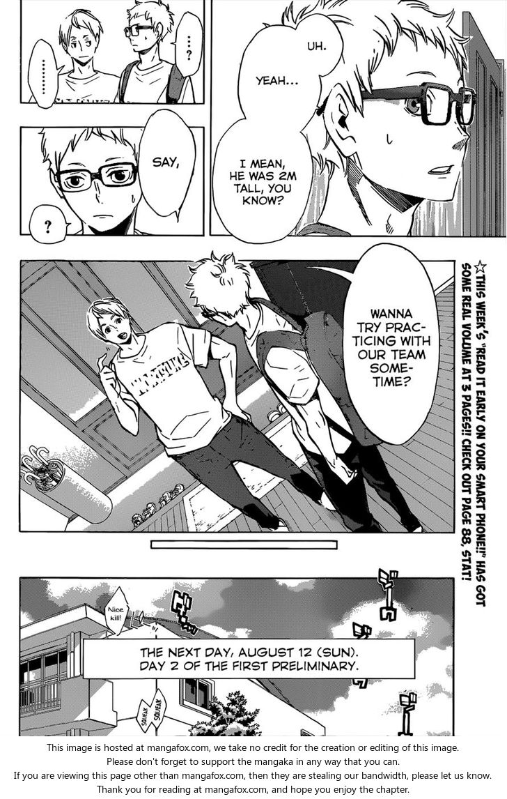 Haikyuu!! Vol.12 Chapter 105 page 17