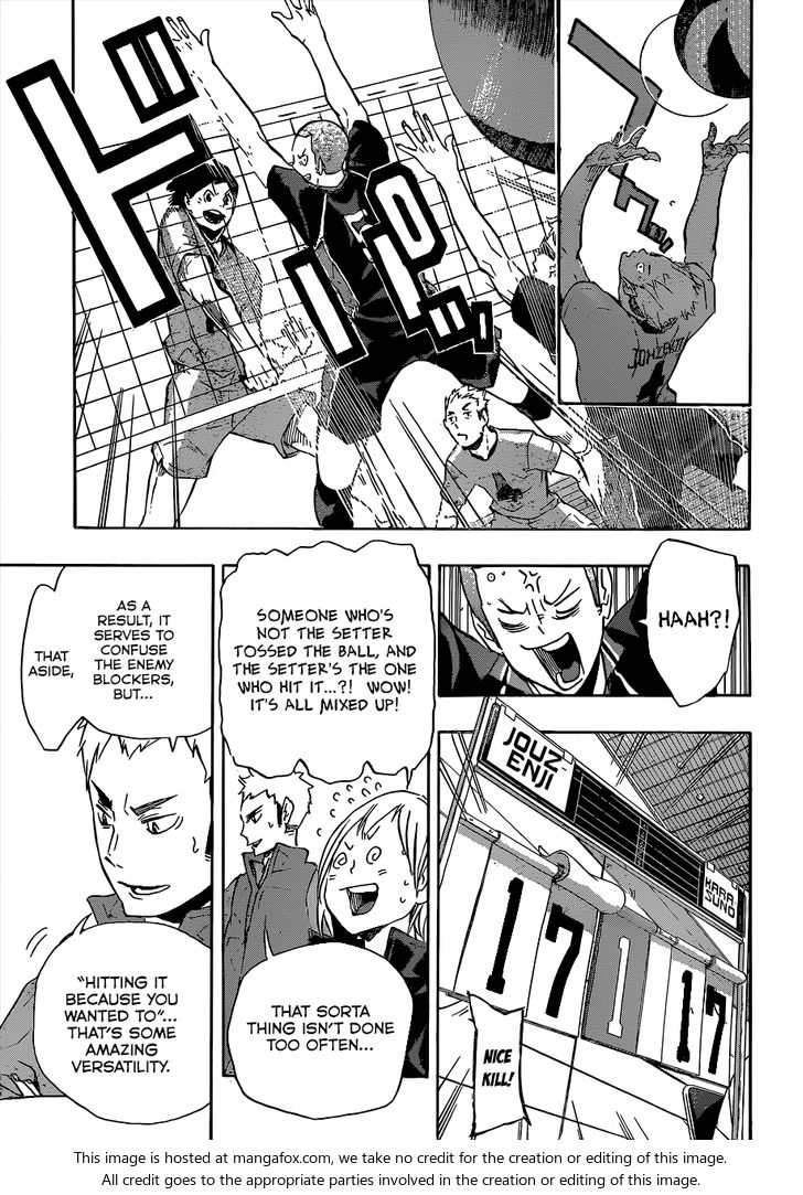 Haikyuu!! Vol.13 Chapter 110 page 15