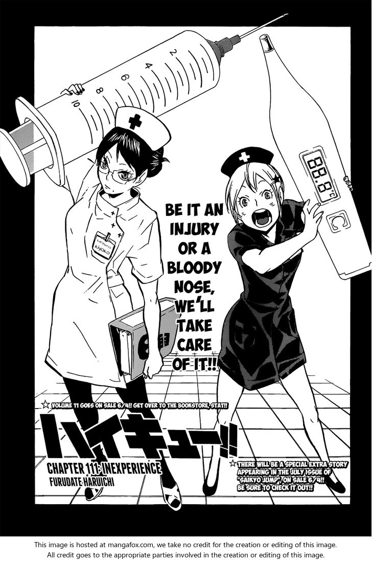 Haikyuu!! Vol.13 Chapter 111 page 3