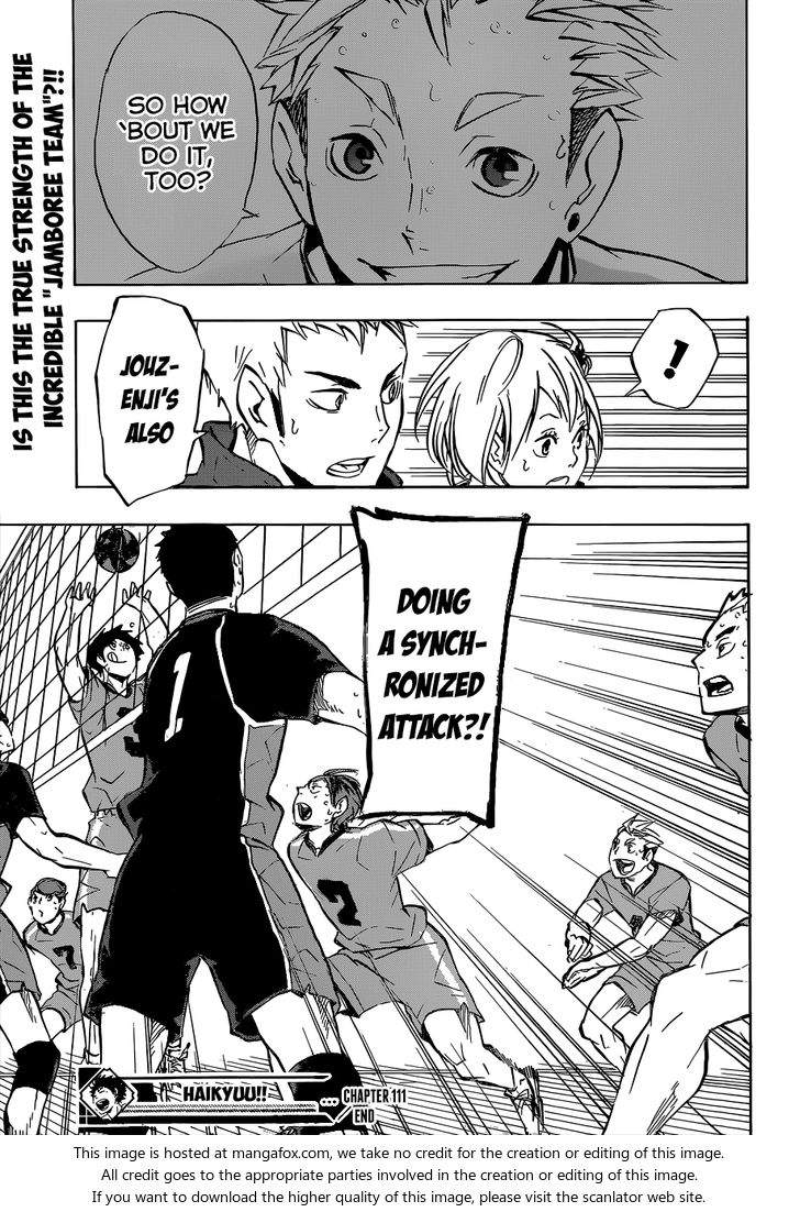 Haikyuu!! Vol.13 Chapter 111 page 21