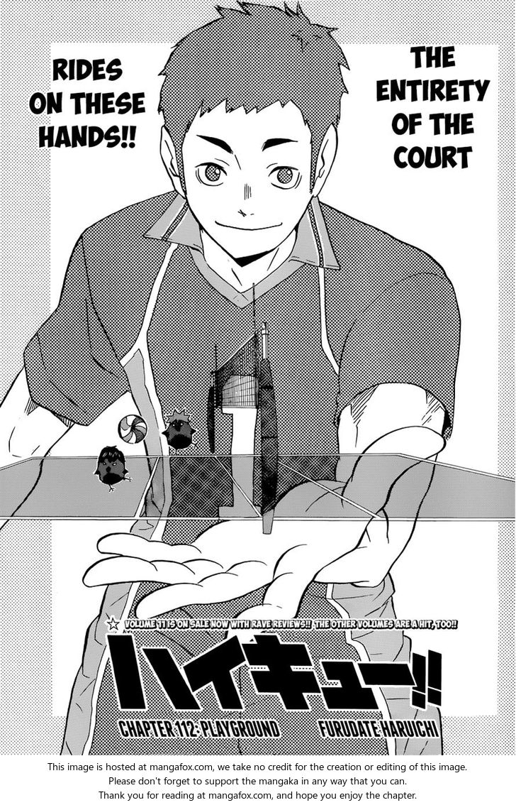 Haikyuu!! Vol.13 Chapter 112 page 1