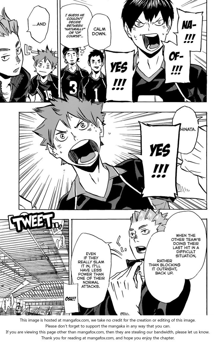 Haikyuu!! Vol.13 Chapter 112 page 9