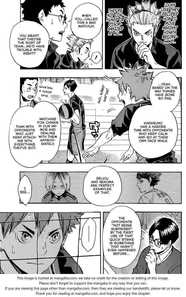 Haikyuu!! Vol.13 Chapter 116 page 9