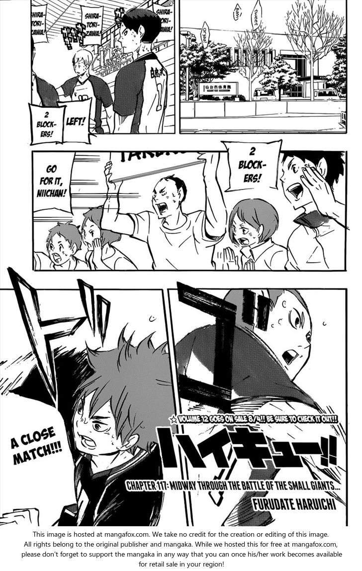 Haikyuu!! Vol.13 Chapter 117 page 1