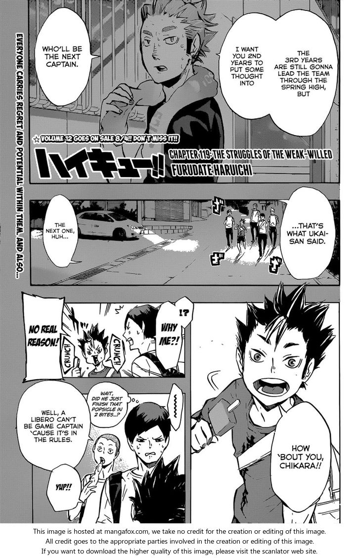 Haikyuu!! Vol.14 Chapter 119 page 1