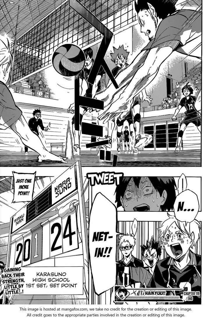 Haikyuu!! Vol.14 Chapter 119 page 19