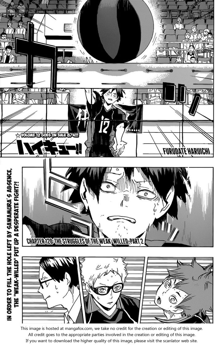 Haikyuu!! Vol.14 Chapter 120 page 1