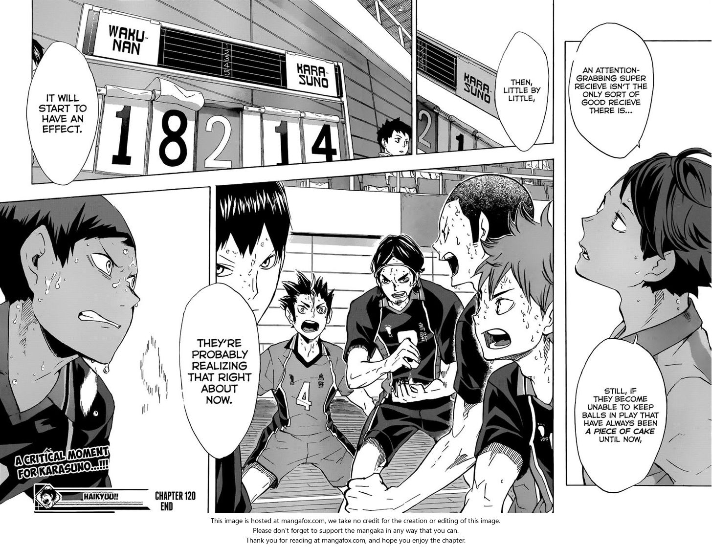 Haikyuu!! Vol.14 Chapter 120 page 15
