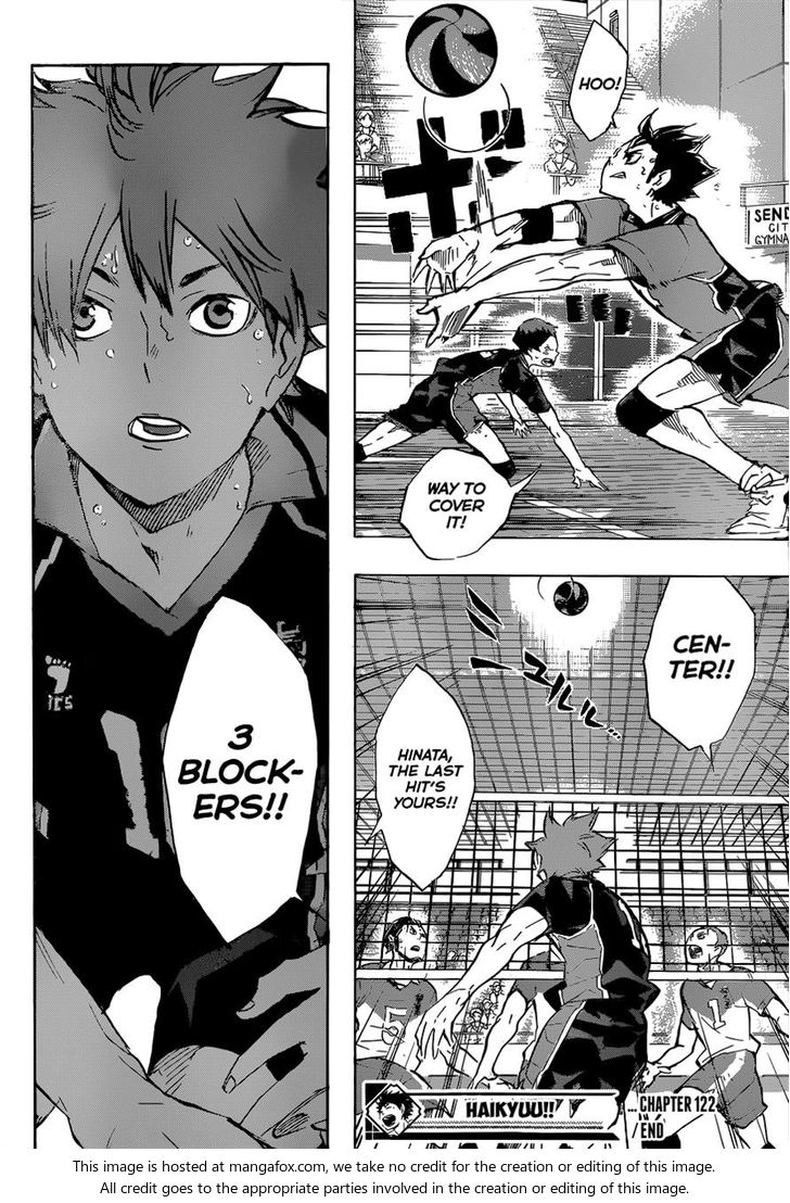 Haikyuu!! Vol.14 Chapter 122 page 18