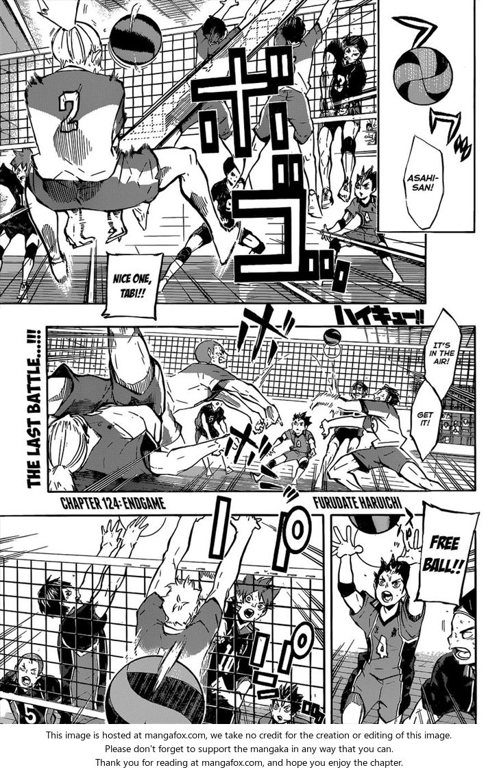 Haikyuu!! Vol.14 Chapter 124 page 1