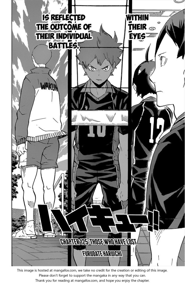 Haikyuu!! Vol.14 Chapter 125 page 3