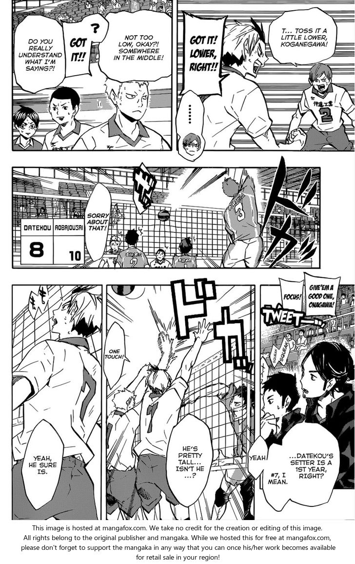 Haikyuu!! Vol.14 Chapter 126 page 8