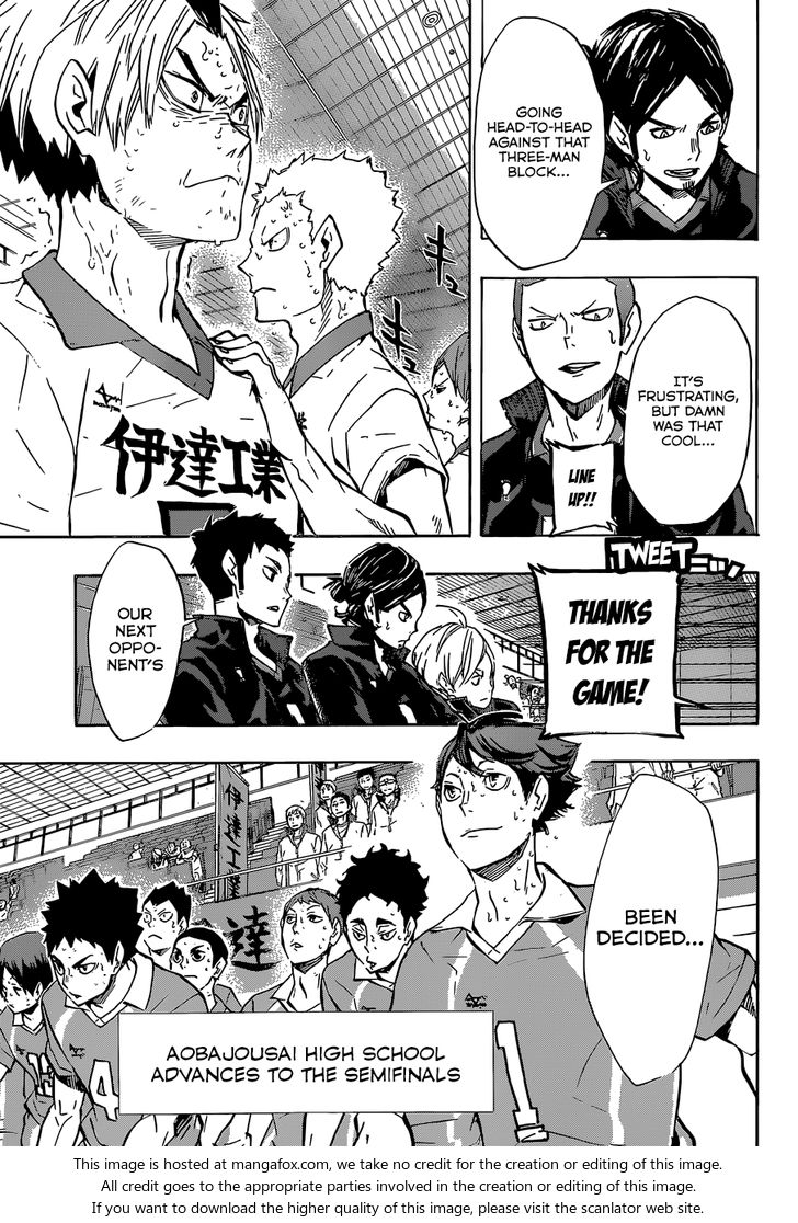 Haikyuu!! Vol.15 Chapter 128 page 8