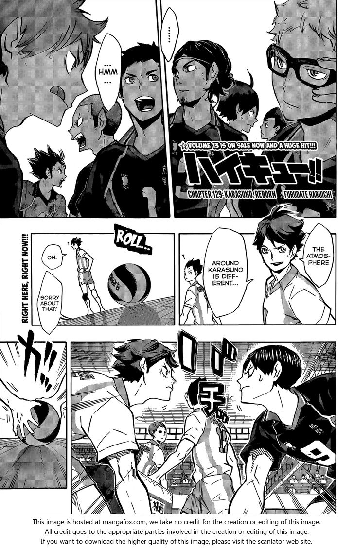 Haikyuu!! Vol.15 Chapter 129 page 2
