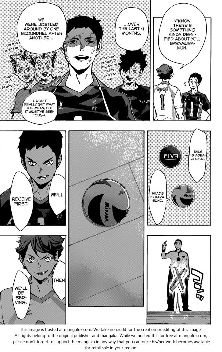 Haikyuu!! Vol.15 Chapter 129 page 6