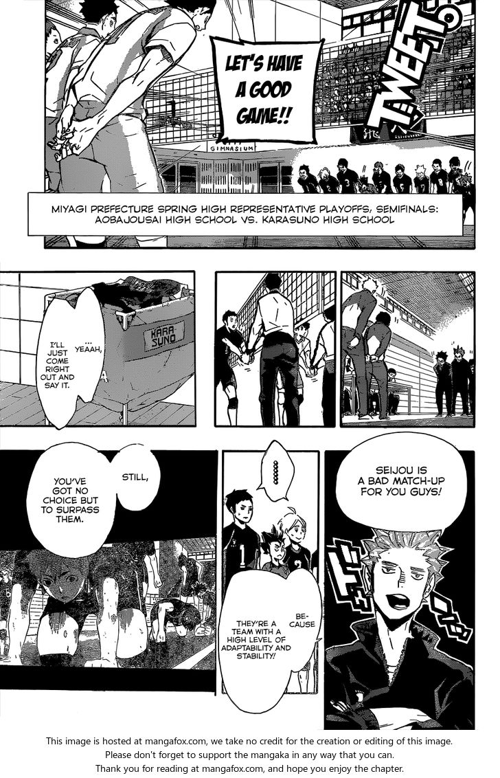 Haikyuu!! Vol.15 Chapter 129 page 8