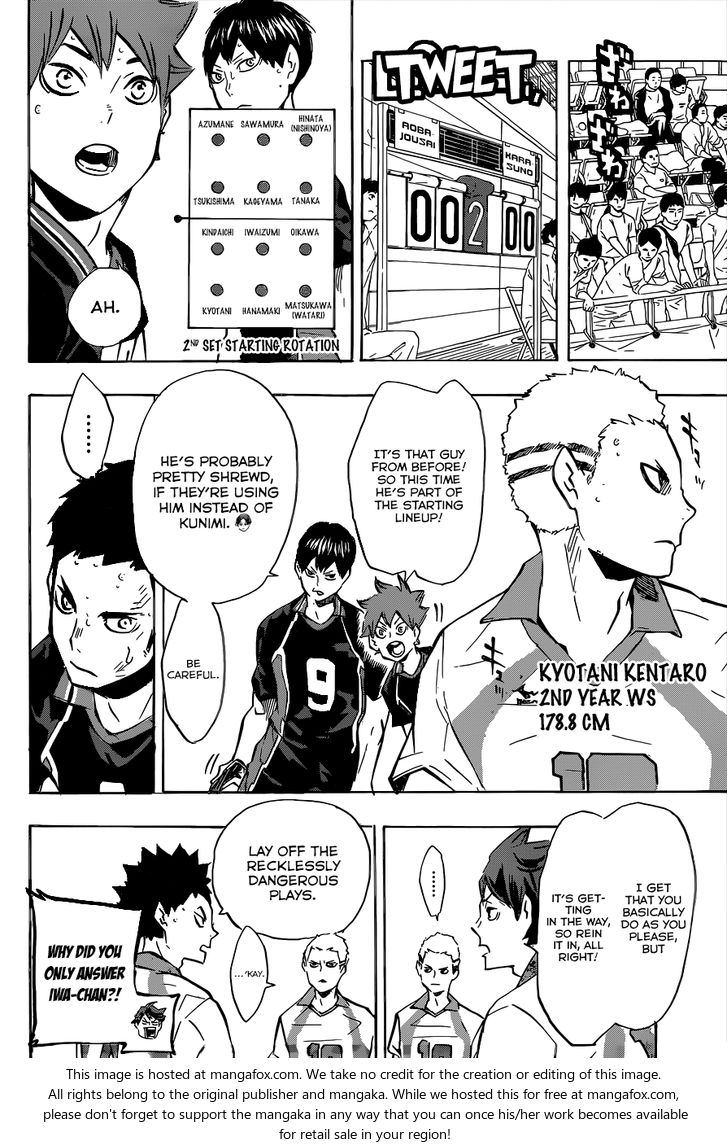 Haikyuu!! Vol.15 Chapter 132 page 7