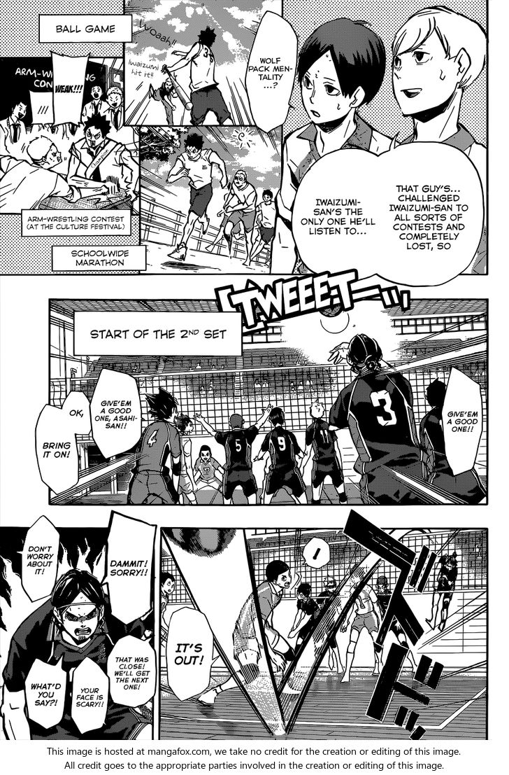 Haikyuu!! Vol.15 Chapter 132 page 8