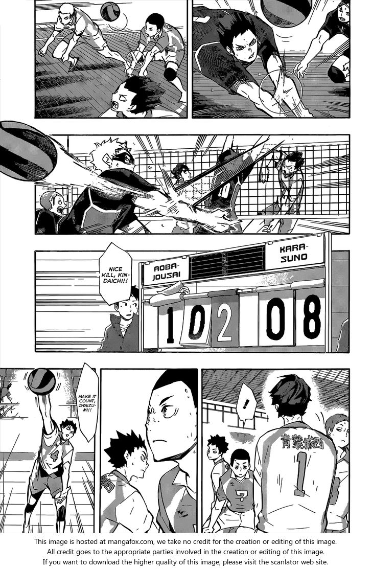 Haikyuu!! Vol.15 Chapter 133 page 10