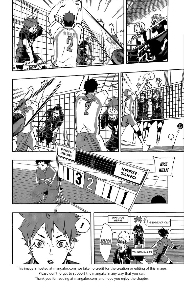 Haikyuu!! Vol.15 Chapter 133 page 14