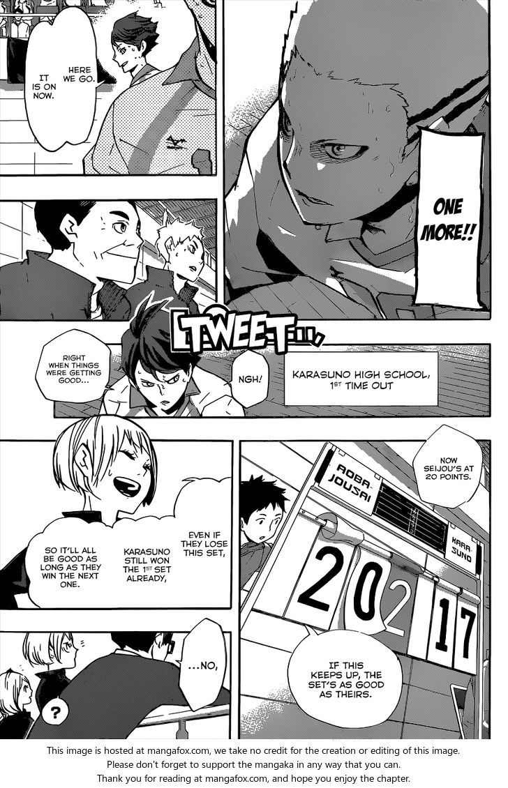Haikyuu!! Vol.15 Chapter 135 page 10