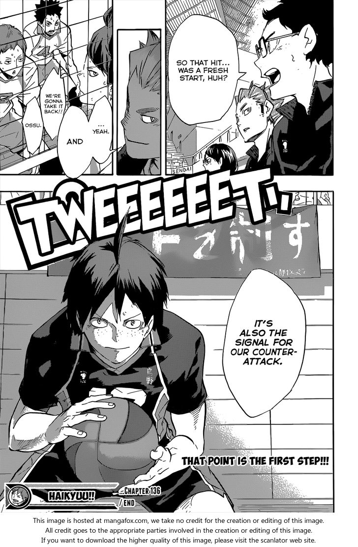 Haikyuu!! Vol.16 Chapter 136 page 14