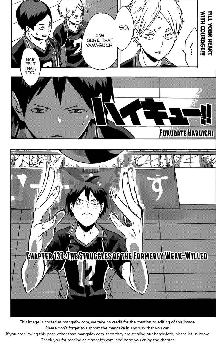 Haikyuu!! Vol.16 Chapter 137 page 3