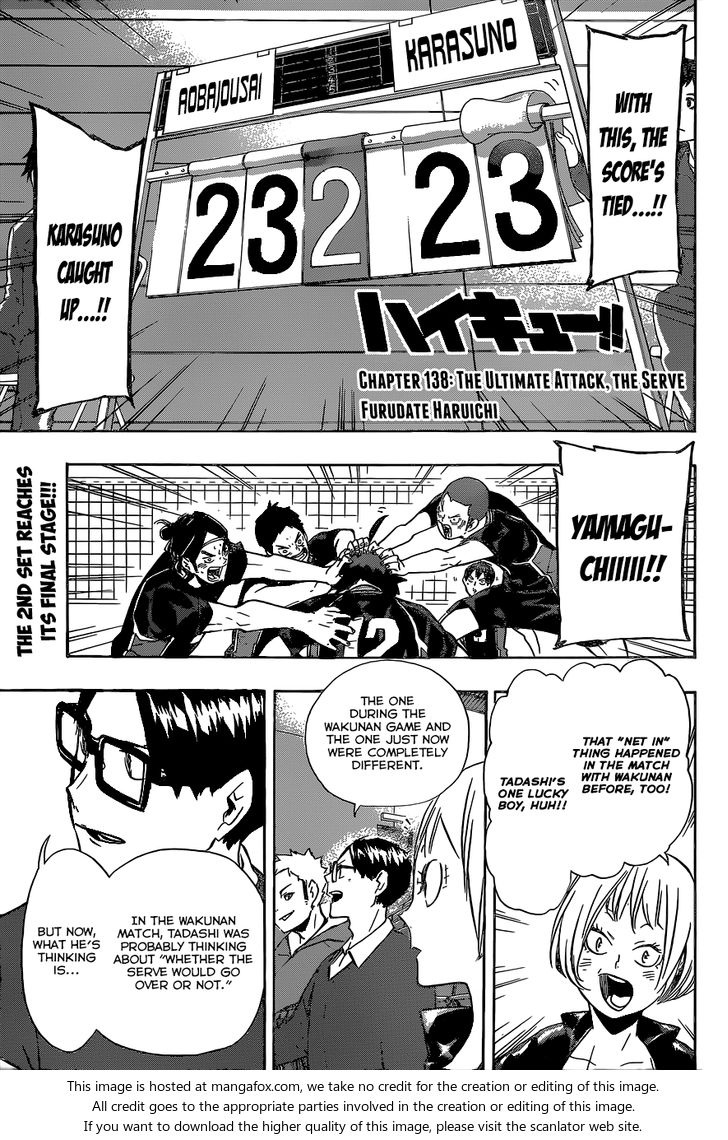 Haikyuu!! Vol.16 Chapter 138 page 2