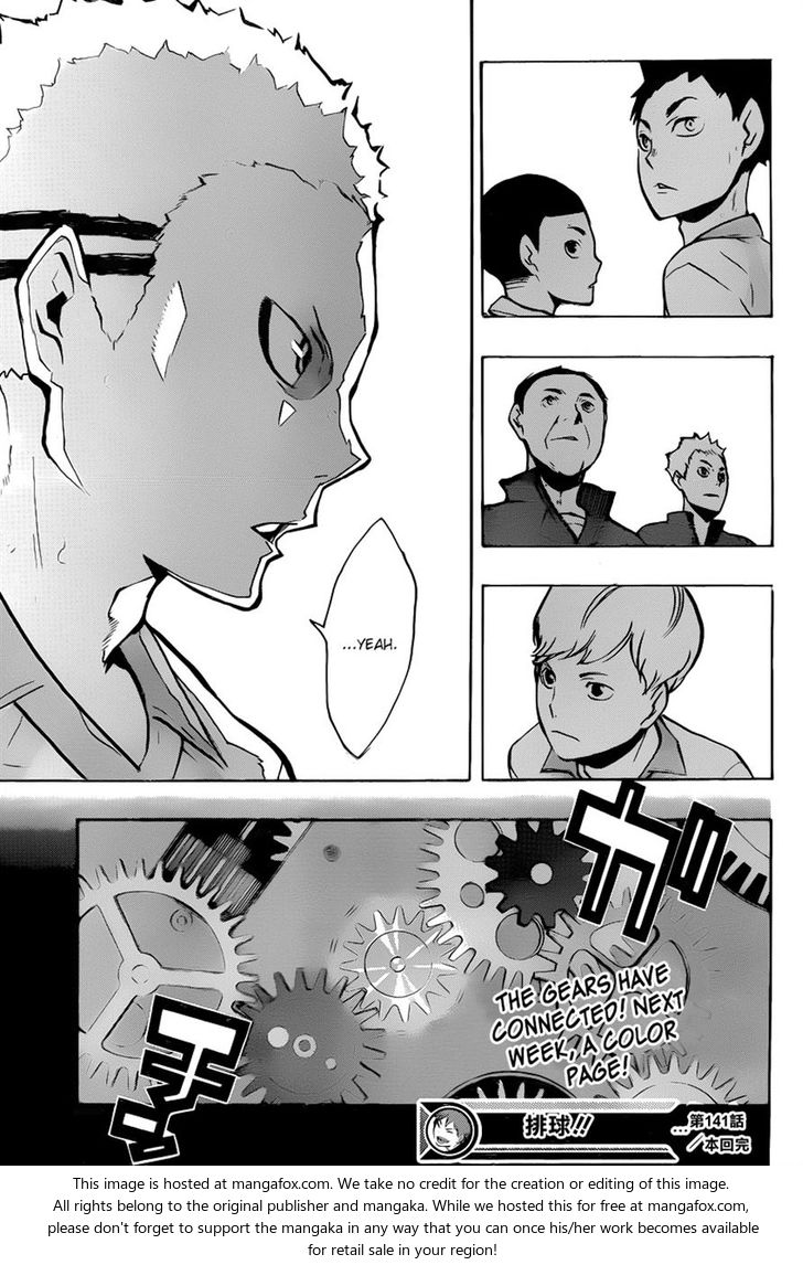 Haikyuu!! Vol.16 Chapter 141 page 17