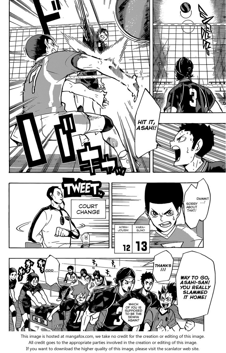 Haikyuu!! Vol.16 Chapter 142 page 8