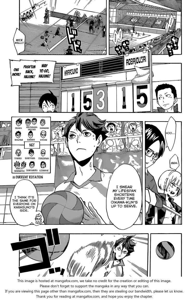 Haikyuu!! Vol.16 Chapter 142 page 9