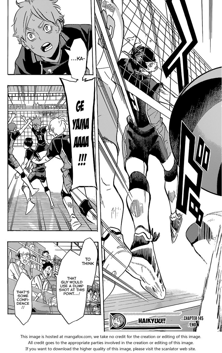 Haikyuu!! Vol.17 Chapter 145 page 18