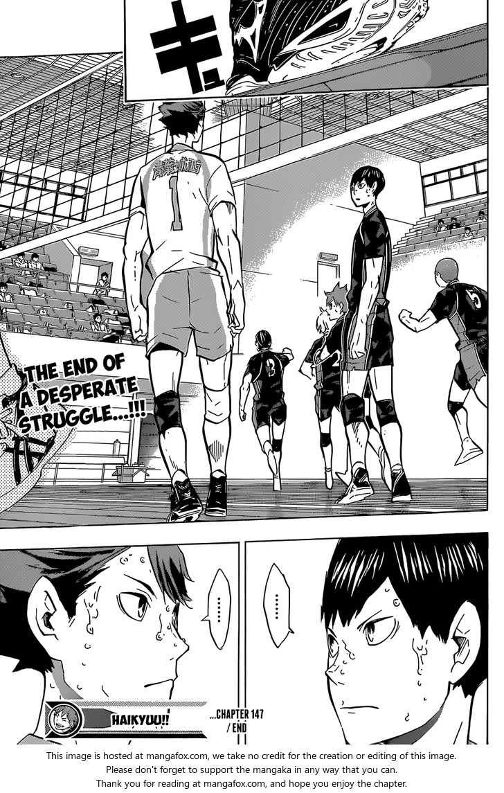 Haikyuu!! Vol.17 Chapter 147 page 14