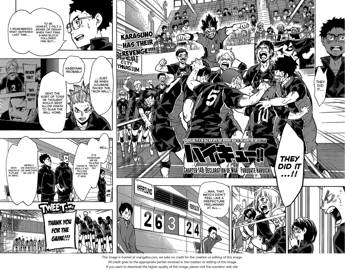 Haikyuu!! Vol.17 Chapter 148 page 3