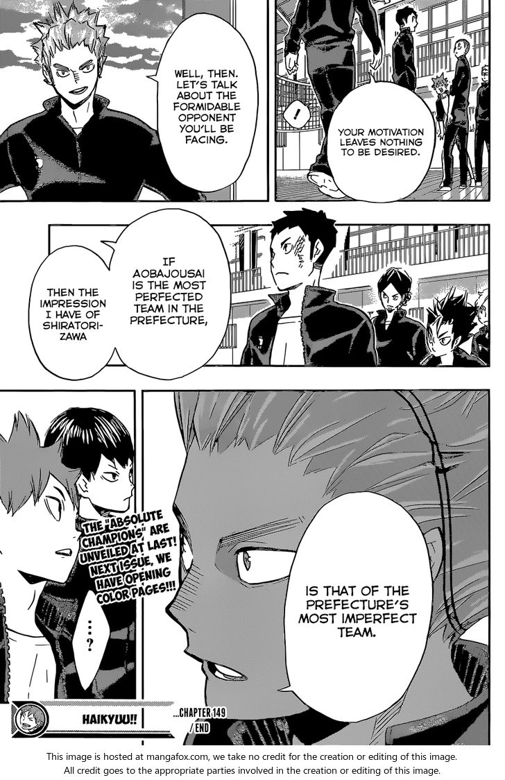 Haikyuu!! Vol.17 Chapter 149 page 21