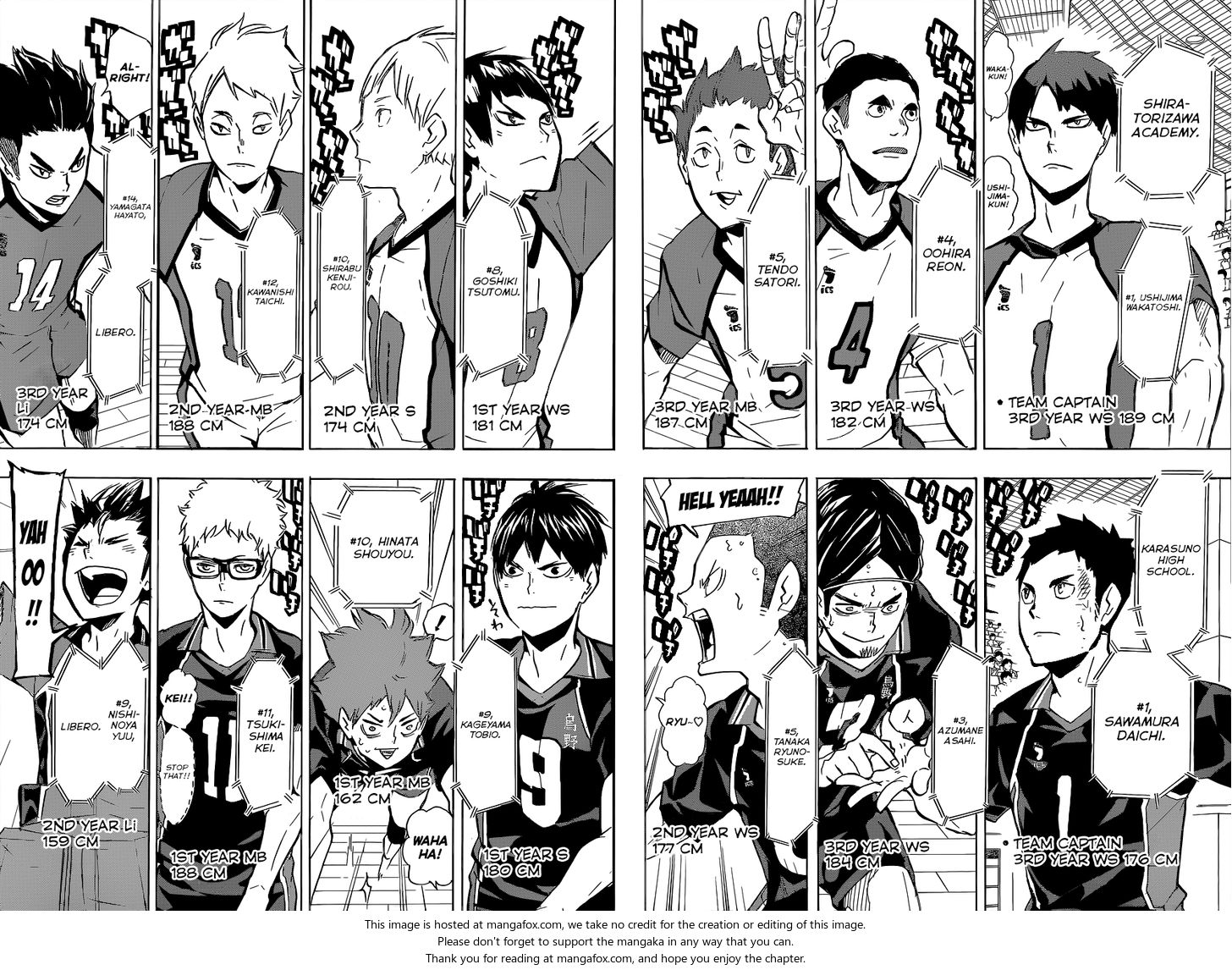 Haikyuu!! Vol.17 Chapter 151 page 8