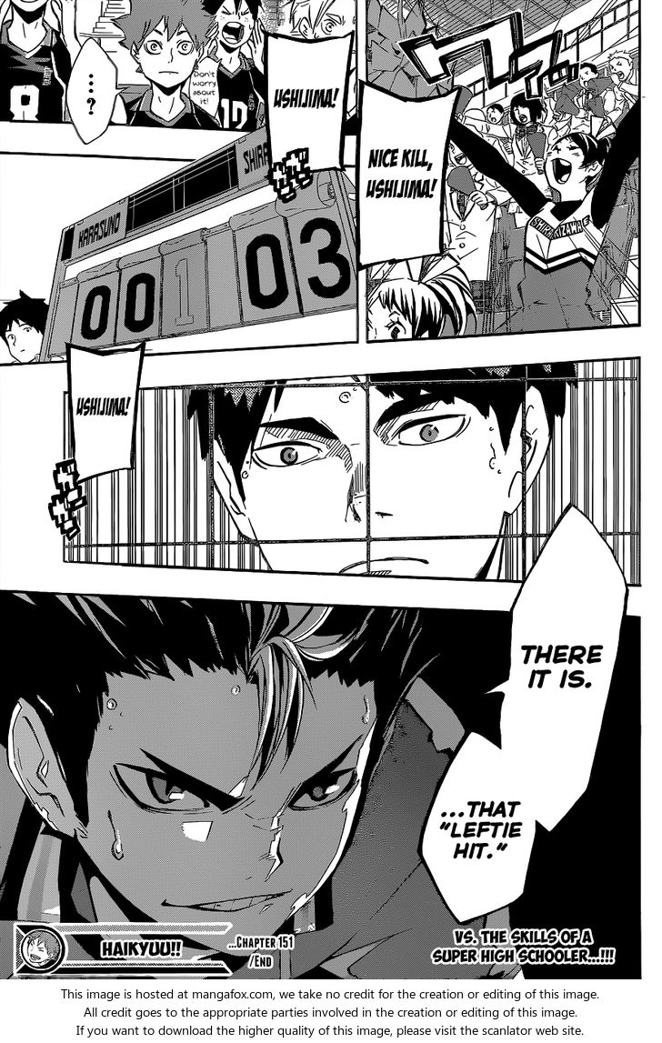 Haikyuu!! Vol.17 Chapter 151 page 19