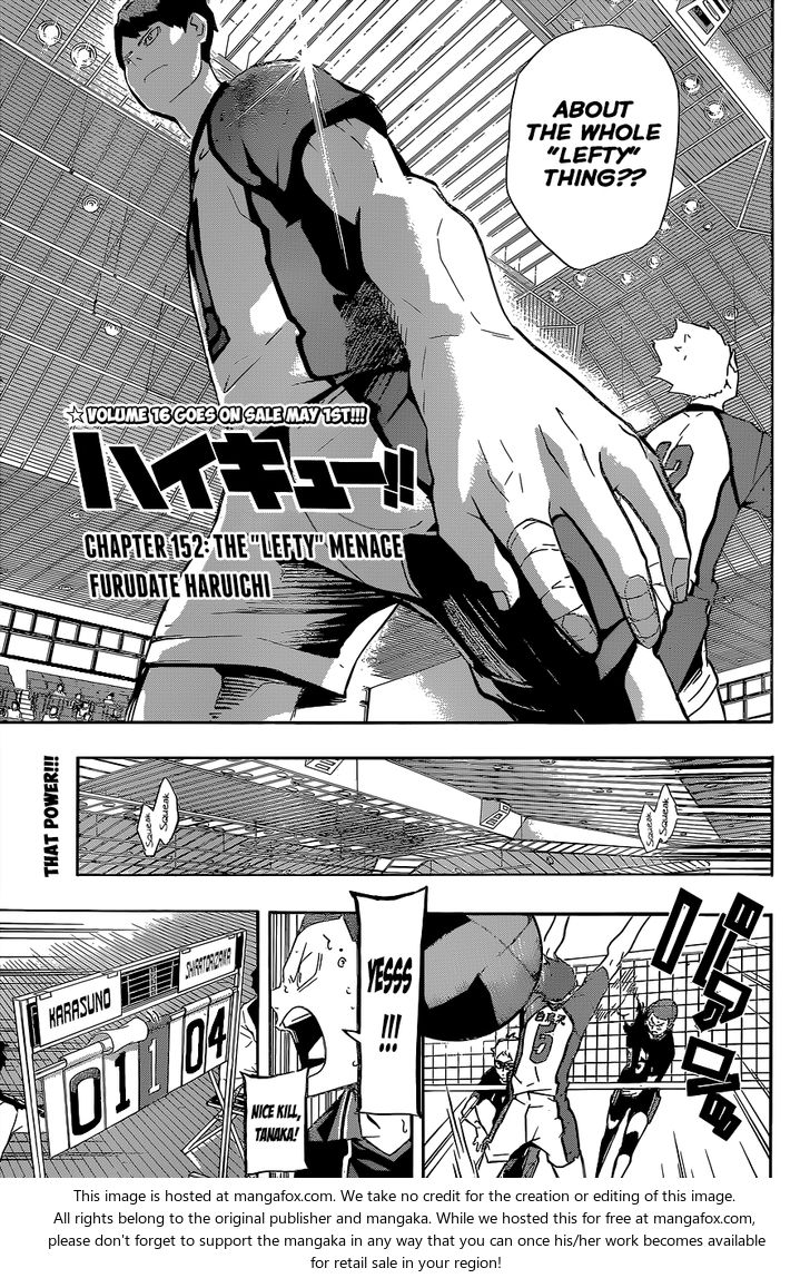 Haikyuu!! Vol.17 Chapter 152 page 7