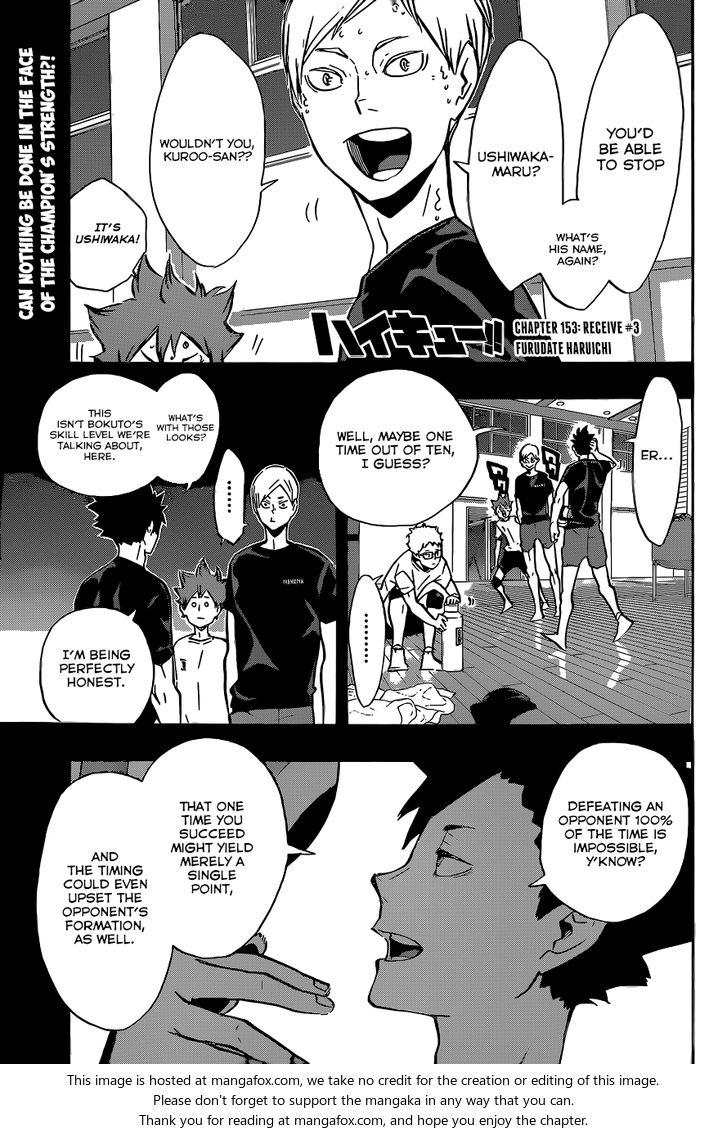 Haikyuu!! Vol.17 Chapter 153 page 2