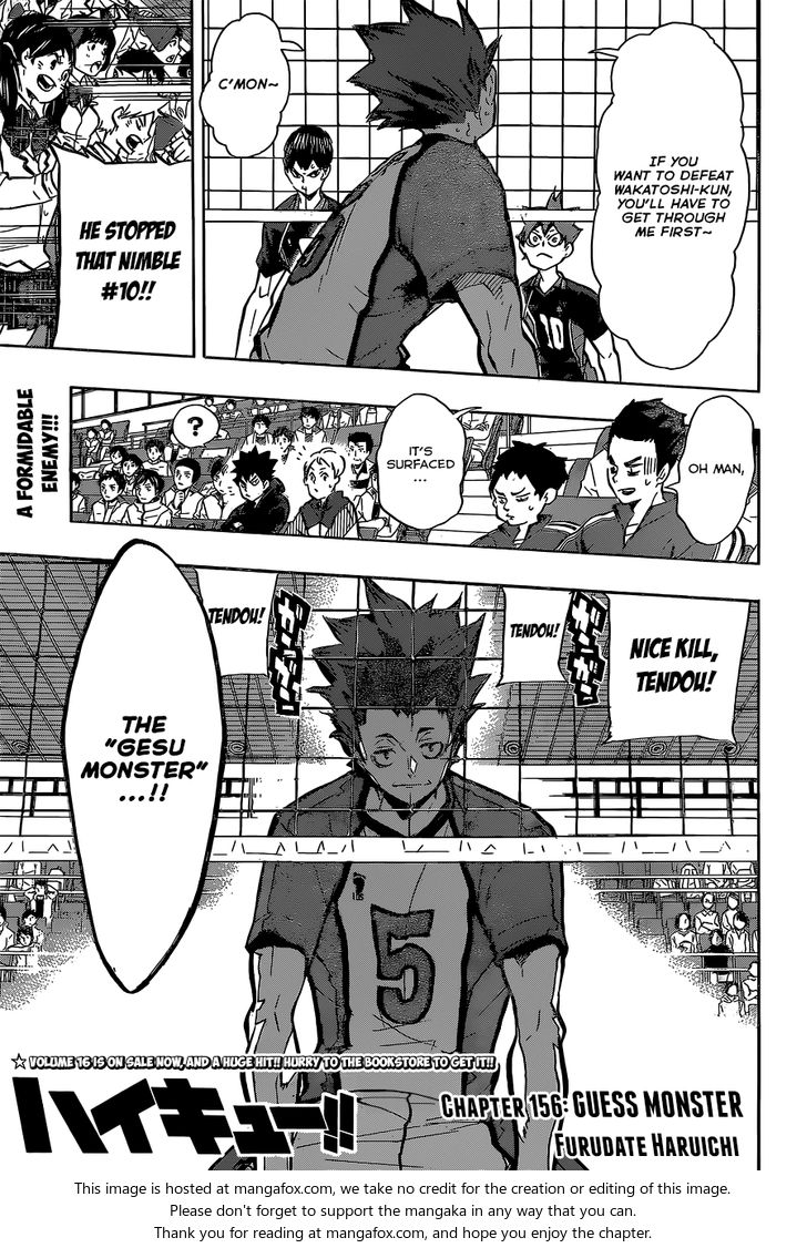Haikyuu!! Vol.18 Chapter 156 page 2