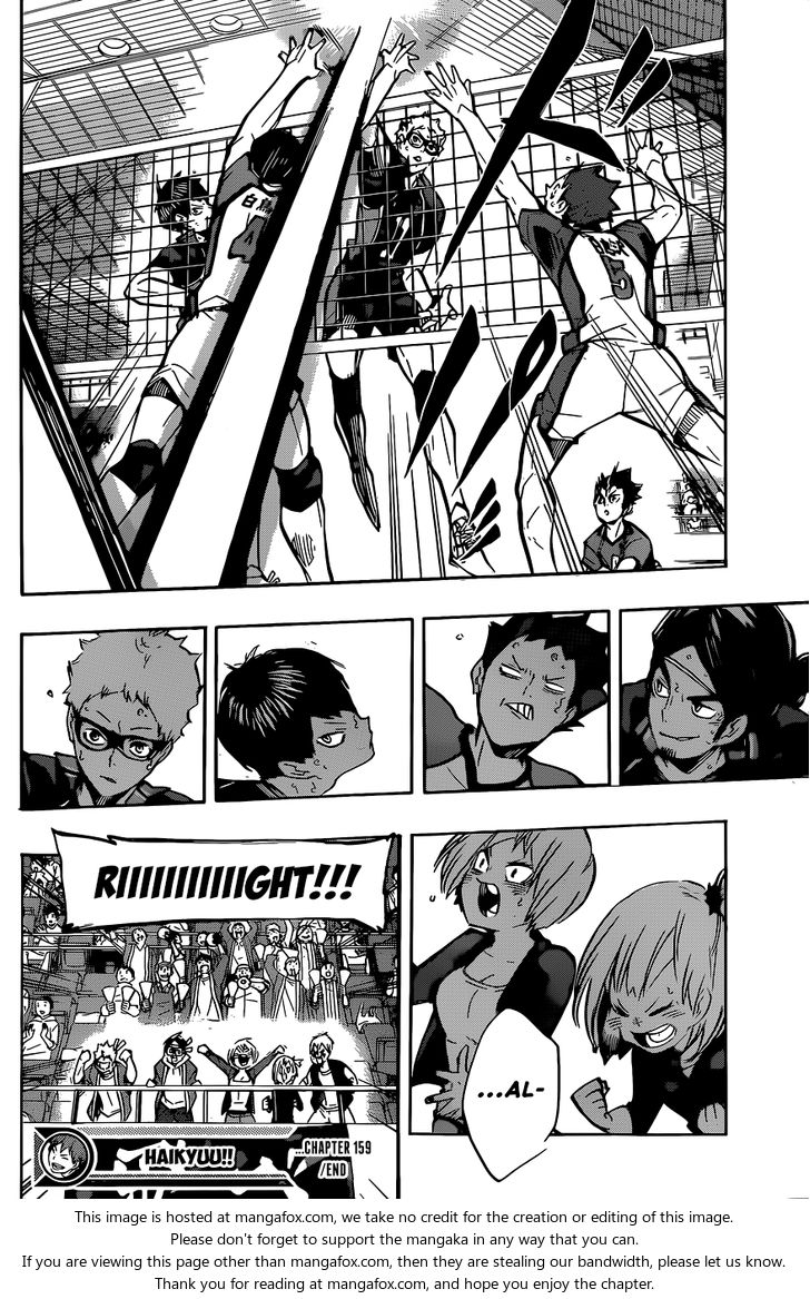 Haikyuu!! Vol.18 Chapter 159 page 18