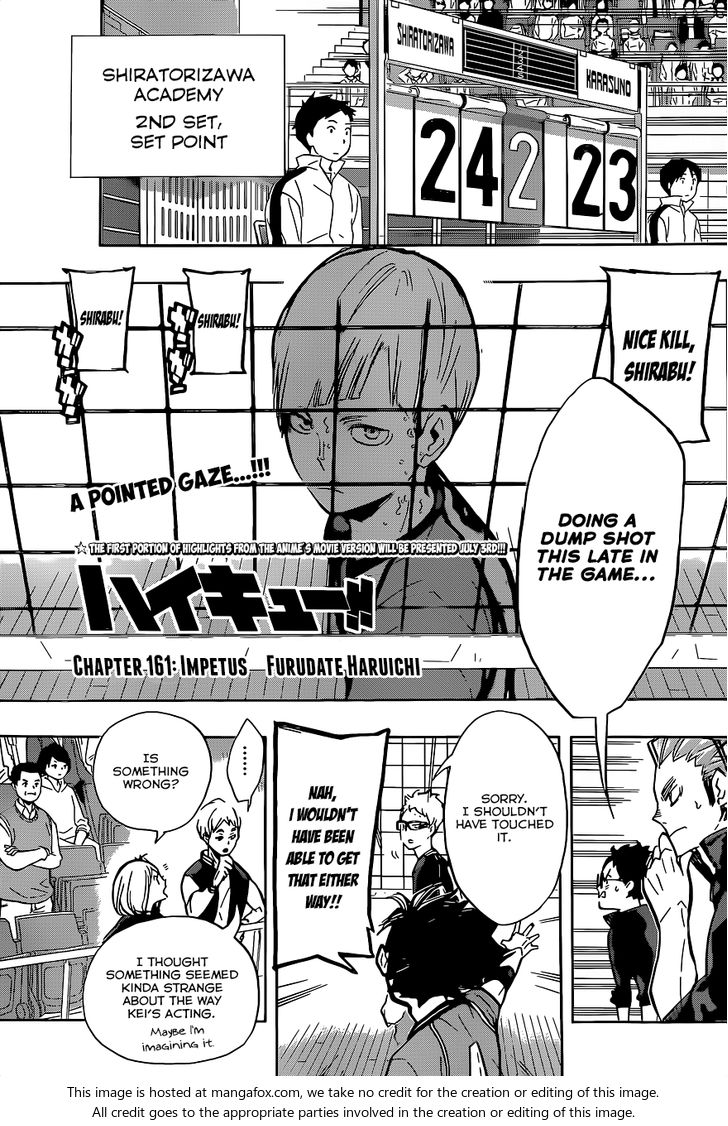 Haikyuu!! Vol.18 Chapter 161 page 2
